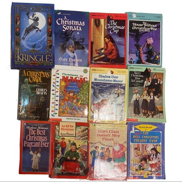 Set of 12 Christmas Books Vintage Young Adult Fiction Kids Novel Library Bundle - Picture 9 of 9